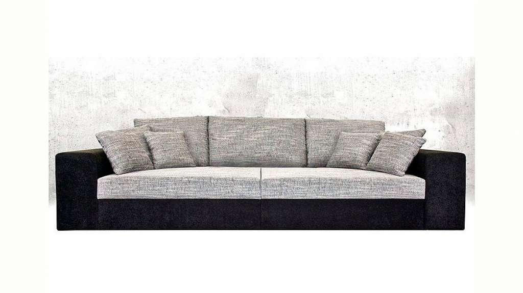 Nova Via Big-Sofa, wahlweise mit Kaltschaum (140kg Belastung/Sitz) und Bettfunktion