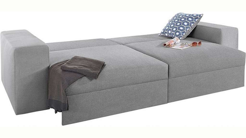 Nova Via Big-Sofa, wahlweise mit Kaltschaum (140kg Belastung/Sitz) und Bettfunktion