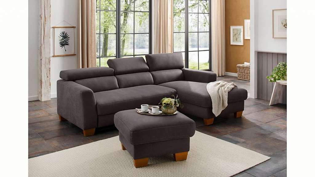 Home affaire Ecksofa »Steve Luxus«, mit besonders hochwertiger Polsterung für bis zu 140 kg pro Sitzfläche