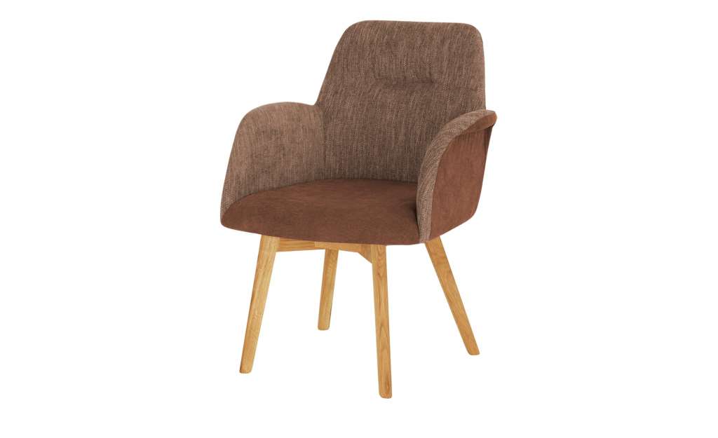 Woodford Sessel  Melba ¦ braun ¦ Maße (cm): B: 66 H: 88 T: 70 Stühle > Esszimmerstühle > Esszimmerstühle mit Armlehnen - Höffner