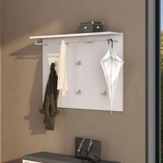 Hängegarderobe in Weiß 105 cm breit