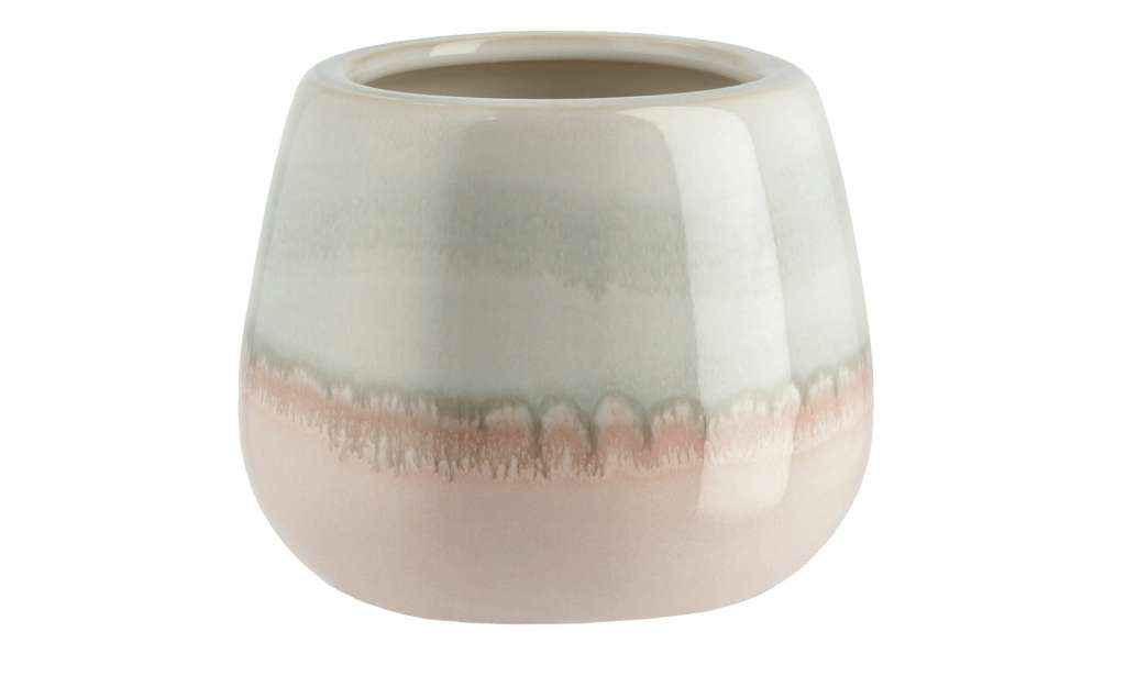 Vase ¦ rosa/pink ¦ Steingut ¦ Maße (cm): H: 10 Ø: 12.8 Dekoration > Vasen - Höffner
