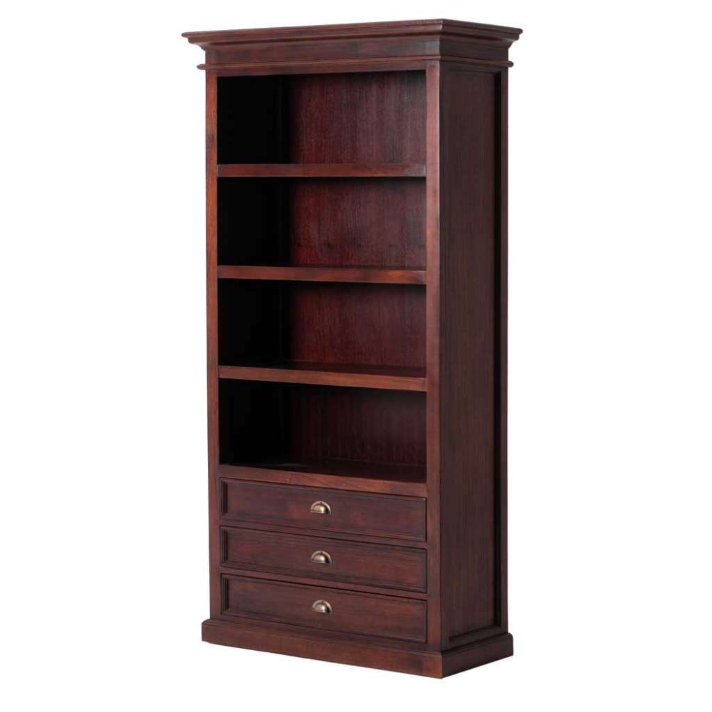 Bücherregal in Mahagonifarben 190 cm hoch