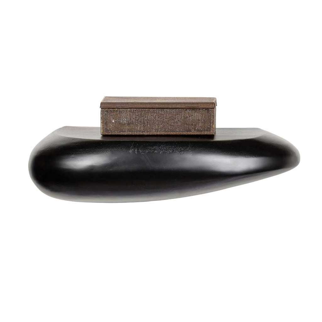 Wand Regal aus Aluminium oval (3er Set)