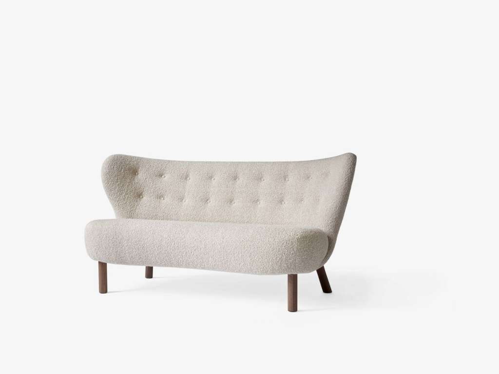 andTRADITION - Little Petra VB2 Sofa - Karakorum 003 - Gestell Walnut - indoor