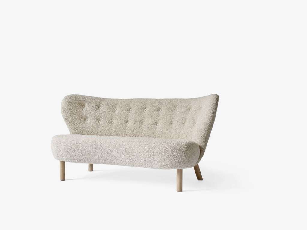 andTRADITION - Little Petra VB2 Sofa - Karakorum 003 - Gestell White Oiled Oak - indoor