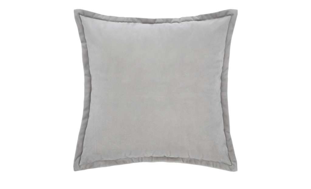 HOME STORY Kissen  Charlotte ¦ grau ¦ 100% Polyesterfüllung, 420gr. ¦ Maße (cm): B: 48 Heimtextilien > Kissen > Dekokissen - Höffner