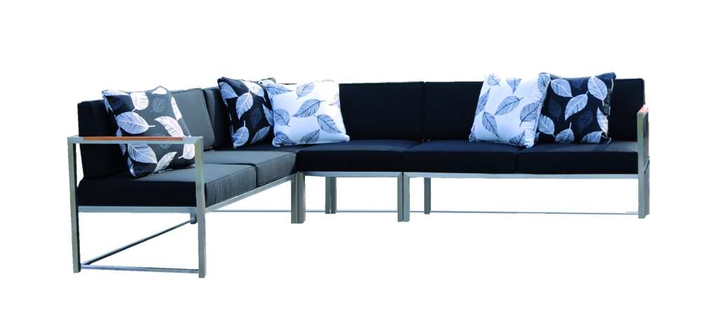 Jan Kurtz - Lux Lounge Eckkombi - Variante 2 - schwarz - outdoor