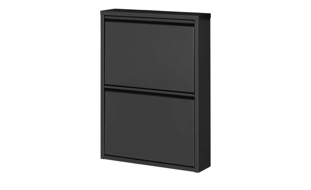 Schuhkipper  Goito ¦ schwarz ¦ Maße (cm): B: 50 H: 70 T: 13 Garderoben & Kleiderstangen > Schuhschränke - Höffner