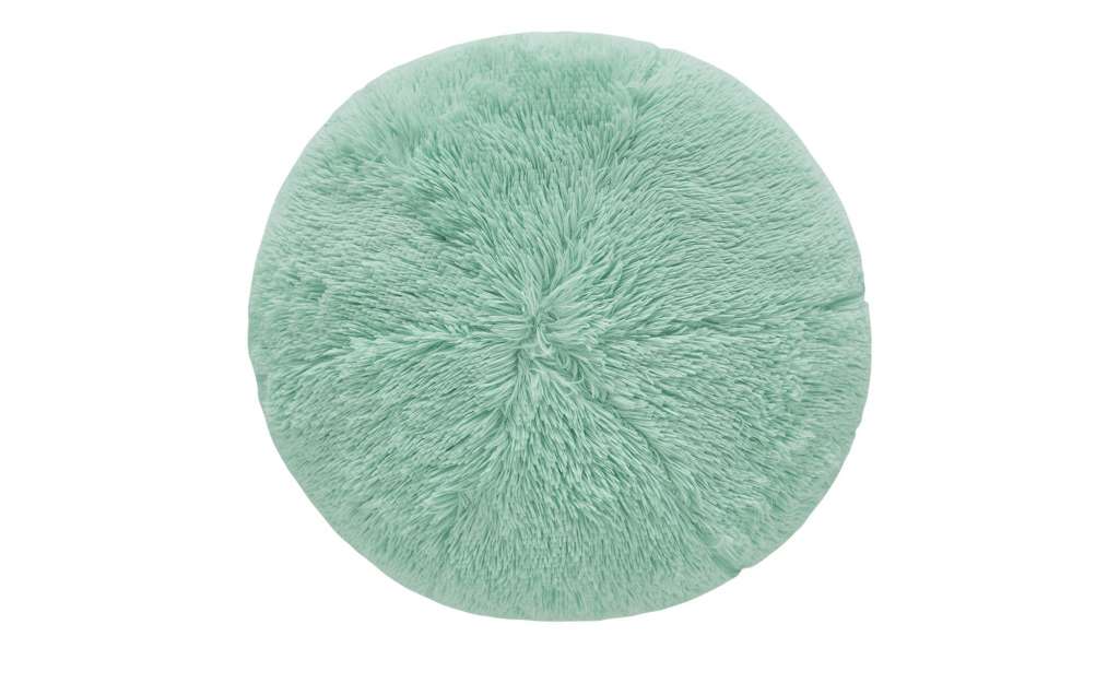 HOME STORY Pouf  Fluffi ¦ grün ¦ 100% Polyesterfüllung, 750gr.Ø: 60 Heimtextilien > Kissen > Bodenkissen - Höffner