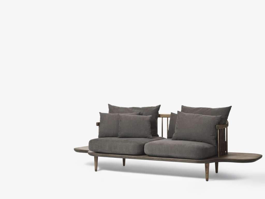 andTRADITION - Fly SC3 Sofa Zweisitzer - Hot Madison 093/Smoked Oiled Oak - indoor