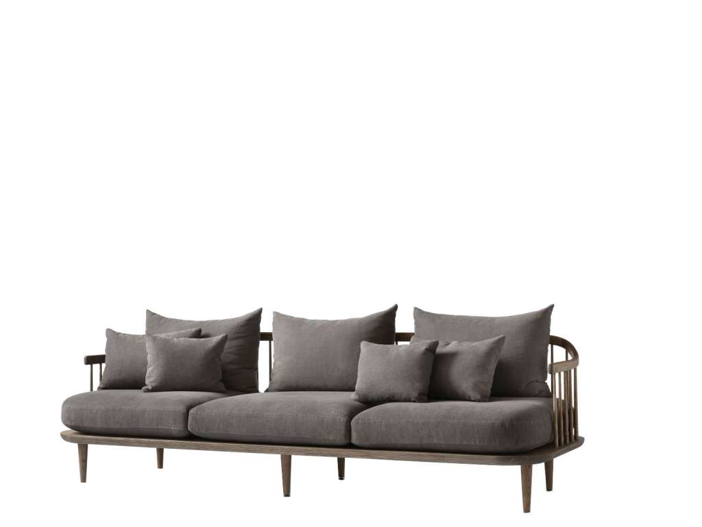 andTRADITION - Fly SC12 Sofa Dreisitzer - Hot Madison 093/Smoked Oiled Oak - indoor