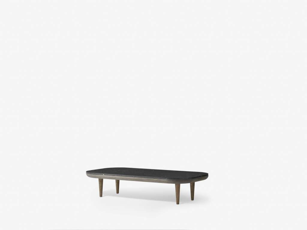andTRADITION - Fly SC4 & SC5 Couchtisch - Nero Marquina - Gestell Smoked Oak - 120 x 60 cm - indoor