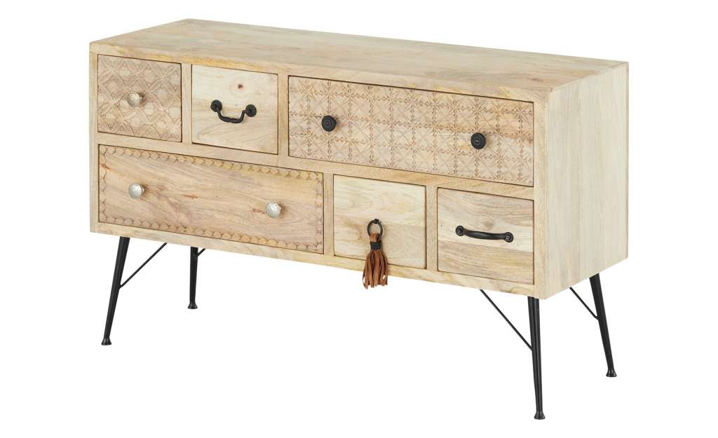 Lowboard  Tonga ¦ holzfarben ¦ Maße (cm): B: 100 H: 60 T: 38 Kommoden & Sideboards > Lowboards - Höffner