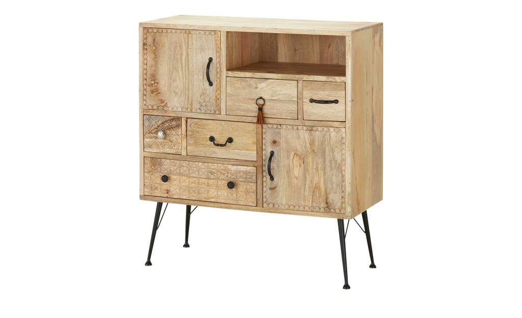 Kommode  Tonga ¦ holzfarben ¦ Maße (cm): B: 90 H: 100 T: 43 Kommoden & Sideboards > Kommoden - Höffner