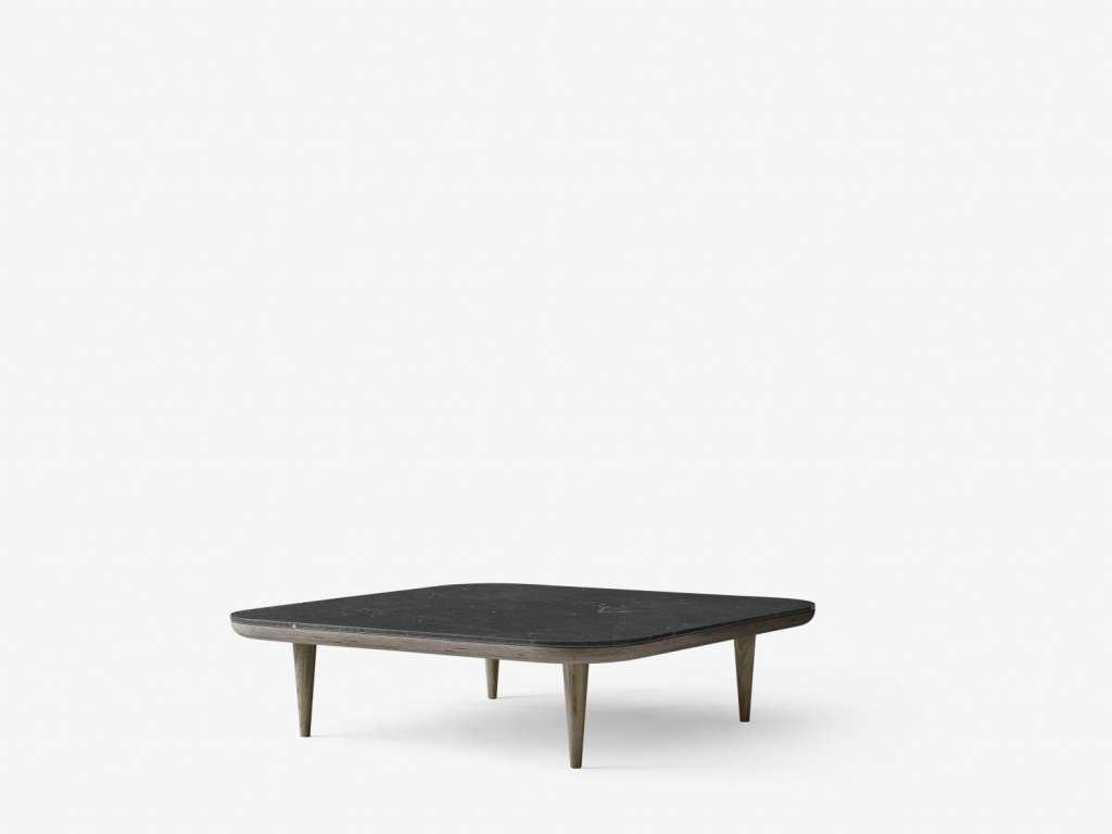 andTRADITION - Fly Couchtisch - Nero Marquina - Gestell Smoked Oak - indoor