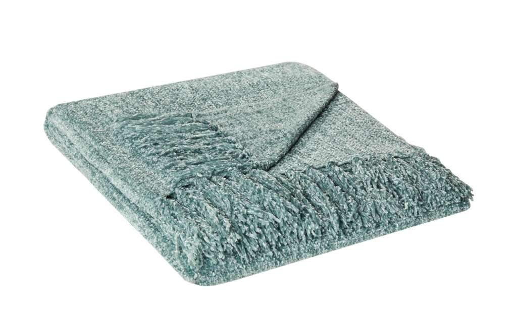 HOME STORY Wohnplaid  Melange ¦ grün ¦ 100% Polyester , Polyester ¦ Maße (cm): B: 130 Heimtextilien > Kuscheldecken - Höffner