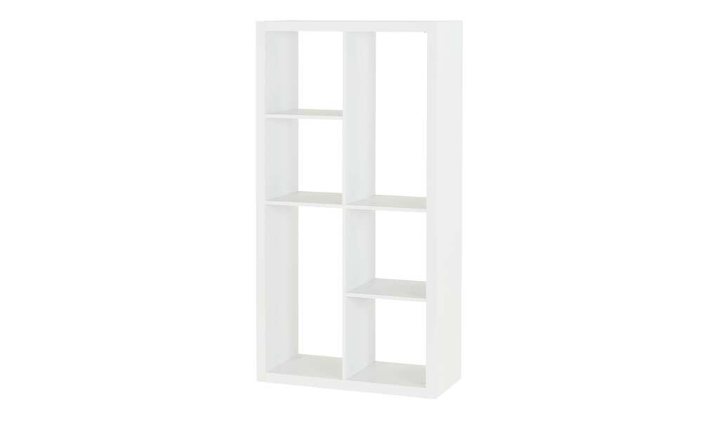 Raumteiler mit 6 Fächern  Up2U ¦ weiß ¦ Maße (cm): B: 78,5 H: 150,1 T: 35 Regale > Bücherregale - Höffner