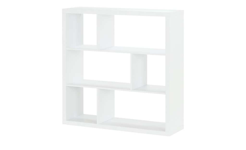 Raumteiler mit 6 Fächern  Up2U ¦ weiß ¦ Maße (cm): B: 114,3 H: 114,3 T: 35 Regale > Bücherregale - Höffner