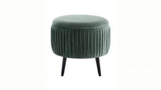 Hocker mit in Falten gelegtem Design