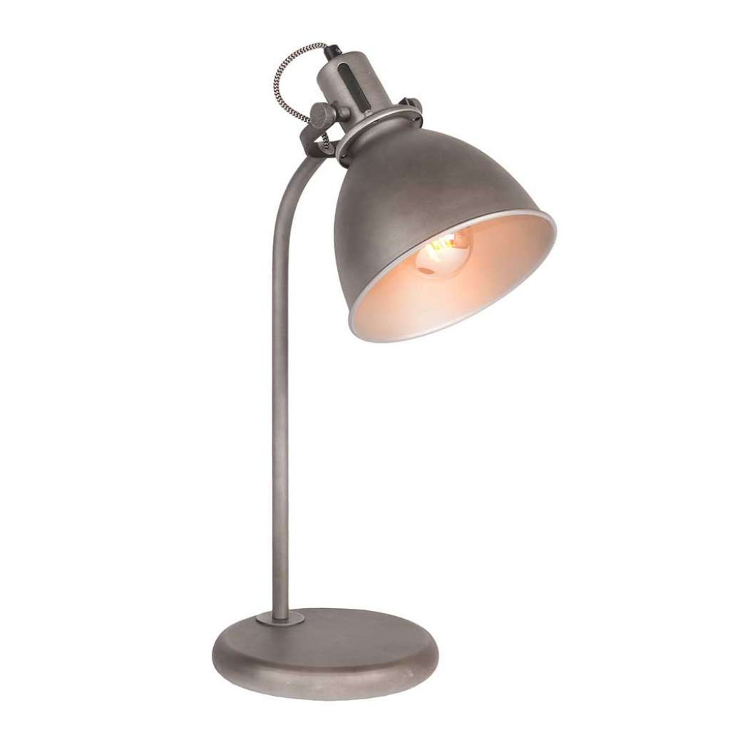 Tischleuchte aus Stahl 50 cm hoch