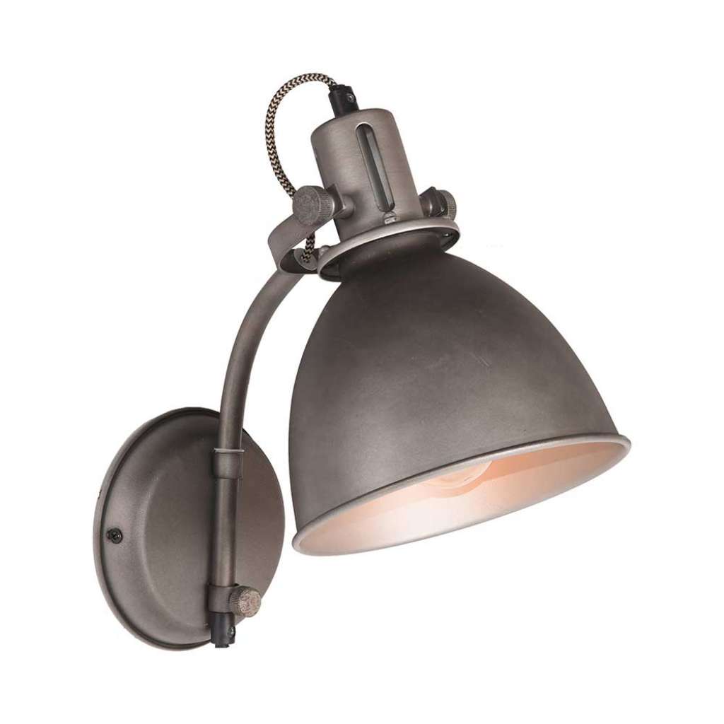Wandlampe aus Stahl 30 cm hoch