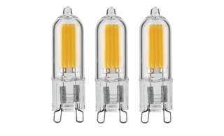 LED G9/ 2W, 200lm, 2700K, 3er-Pack ¦ transparent/klar Lampen & Leuchten > Innenleuchten > Leuchtmittel - Höffner