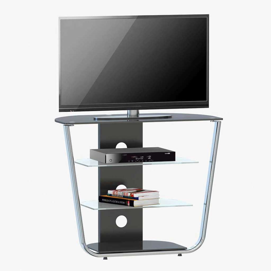 TV Rack aus Sicherheitsglas und Metall modern