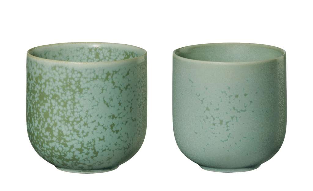 ASA SELECTION Teebecher, 2er-Set  Coppa minto ¦ grün ¦ Porzellan ¦ Maße (cm): H: 6,5 Ø: 6.5 Geschirr > Becher - Höffner