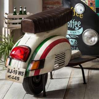 Retro Barhocker in Bunt Motorroller Style