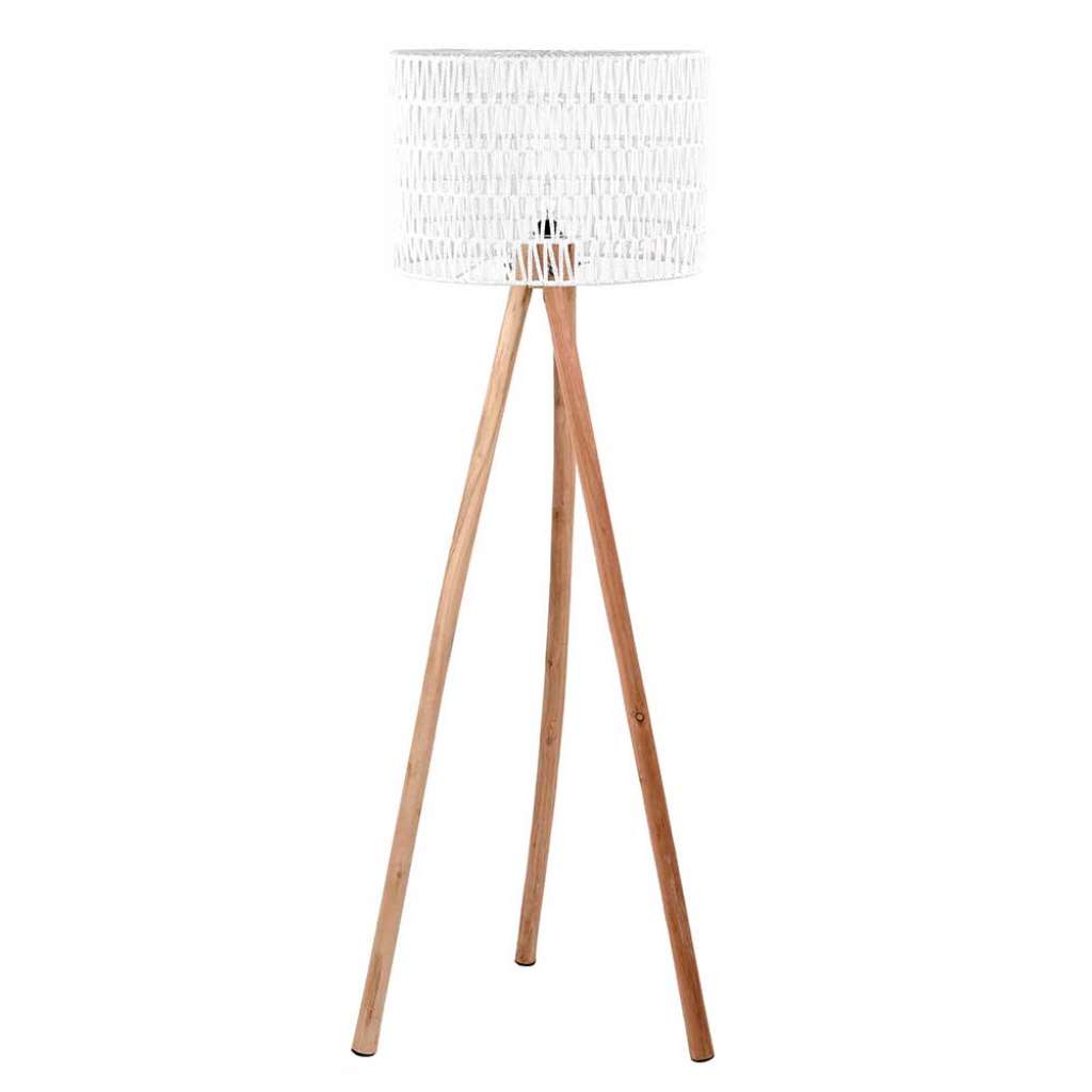 Kordel Stehleuchte in Weiß Skandi Design