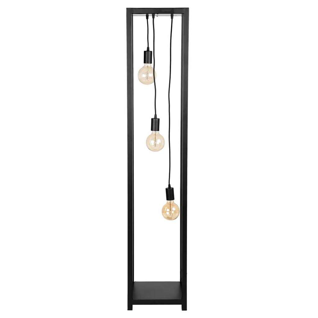 Stehleuchte in Schwarz 150 cm hoch