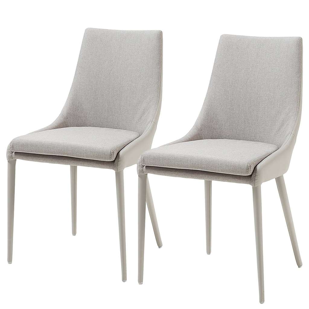 home24 Polsterstuhl Doyline II (2er-Set)