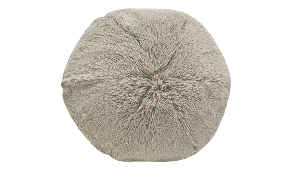 HOME STORY Pouf  Fluffi ¦ beige ¦ 100% Polyesterfüllung, 750gr.Ø: 60 Heimtextilien > Kissen > Bodenkissen - Höffner