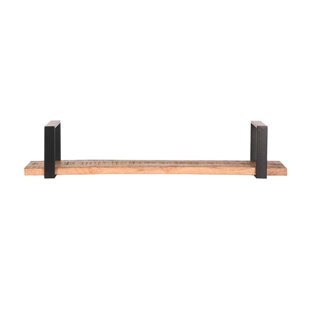 Wandboard aus Mangobaum Massivholz und Metall Industry Design