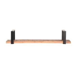 Wandboard aus Mangobaum Massivholz und Metall Industry Design