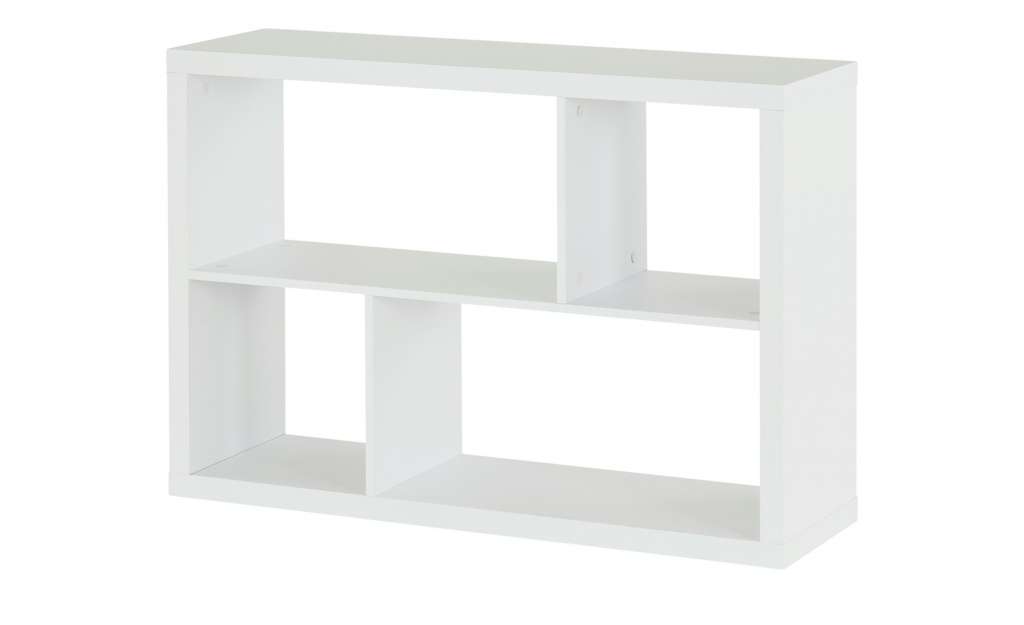 smart Raumteiler mit 4 Fächern  Up2U ¦ weiß ¦ Maße (cm): B: 114,3 H: 78,5 T: 35 Regale > Bücherregale - Höffner