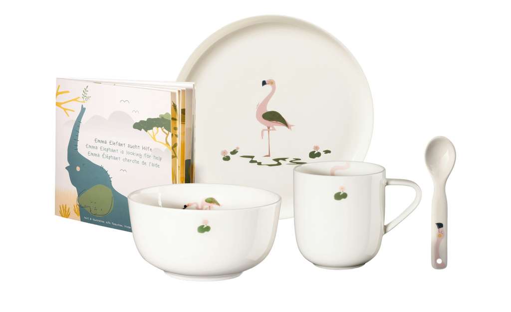 ASA SELECTION Kindergeschirrset, 5-teilig  Kids ¦ weiß ¦ Porzellan Geschirr > Kindergeschirr - Höffner