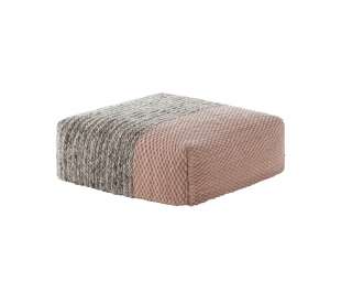 Gan - Manga Pouf - Square Plait pink - indoor