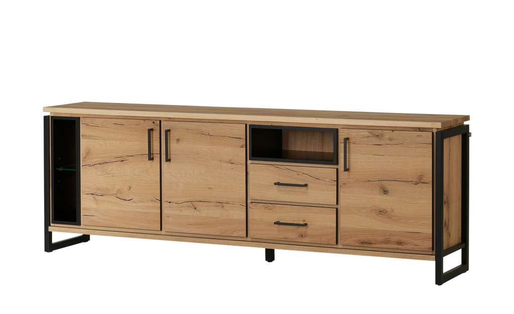 Gray & Jones Sideboard  Reno ¦ holzfarben ¦ Maße (cm): B: 230 H: 82 T: 45 Kommoden & Sideboards > Sideboards - Höffner