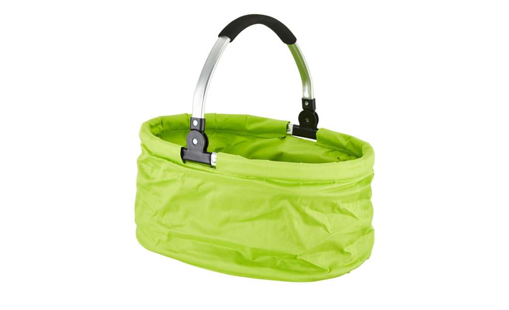 Einkaufskorb ¦ grün ¦ Polyester ¦ Maße (cm): B: 32 H: 42 Aufbewahrung > Körbe - Höffner