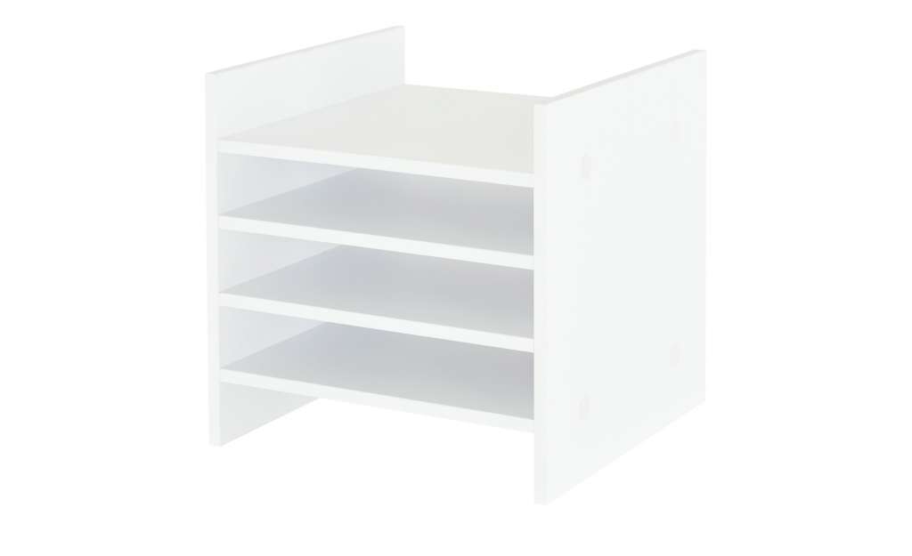 smart Regaleinsatz mit 4 Böden  Up2U ¦ weiß ¦ Maße (cm): B: 34 H: 34 T: 34 Sonstiges Zubehör - Höffner