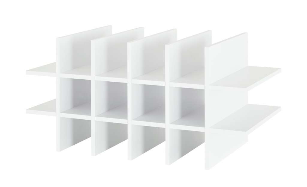 smart Regaleinsatz mit 18 Fächern  Up2U ¦ weiß ¦ Maße (cm): B: 69,8 H: 34 T: 34 Sonstiges Zubehör - Höffner