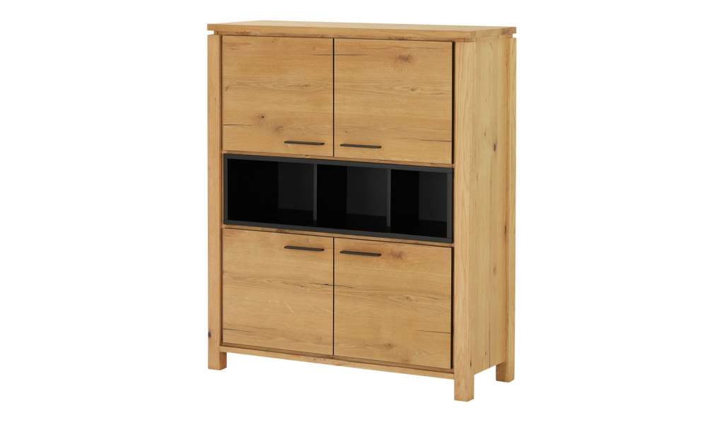 Highboard  Trapani ¦ holzfarben ¦ Maße (cm): B: 120 H: 145 T: 45 Kommoden & Sideboards > Highboards - Höffner