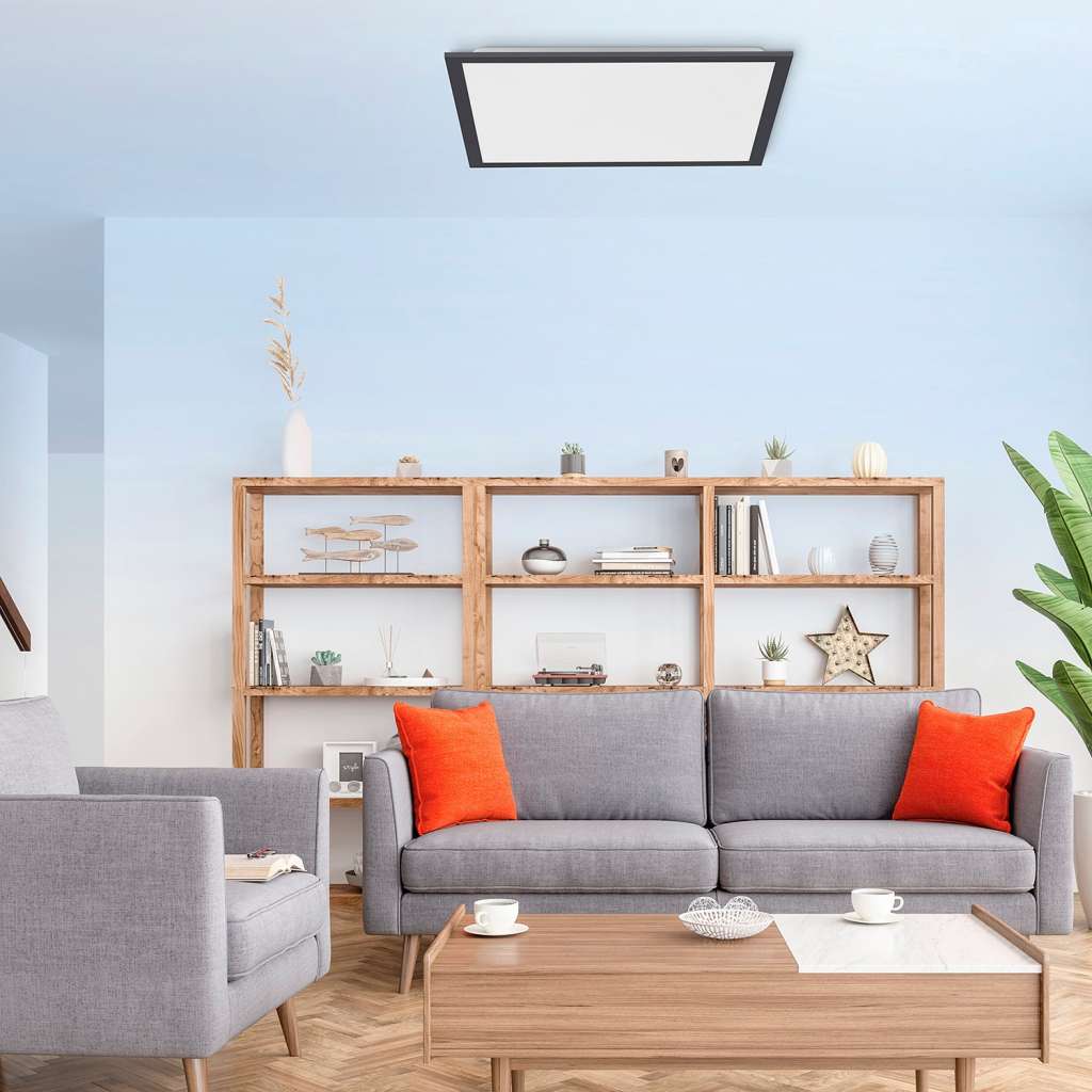 home24 LED-Deckenleuchte Flat II