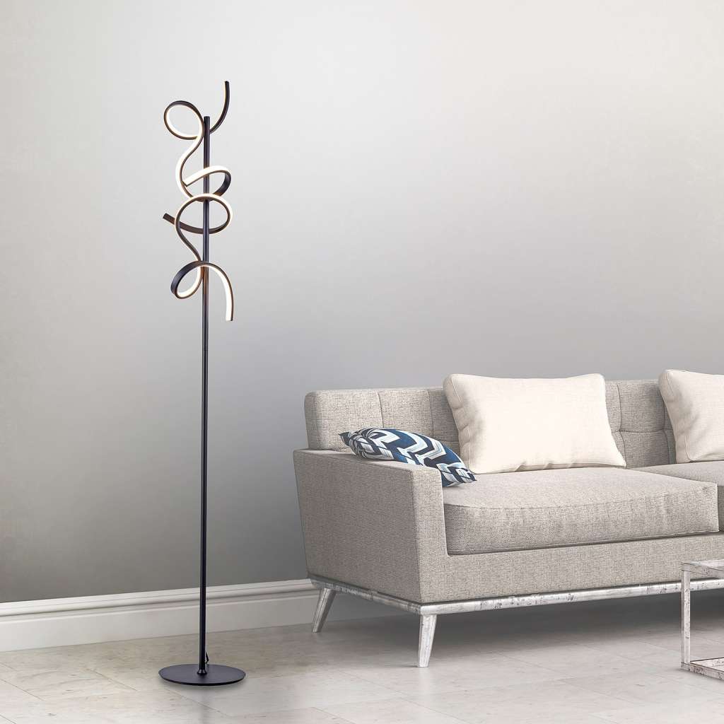 home24 LED-Stehleuchte Curls
