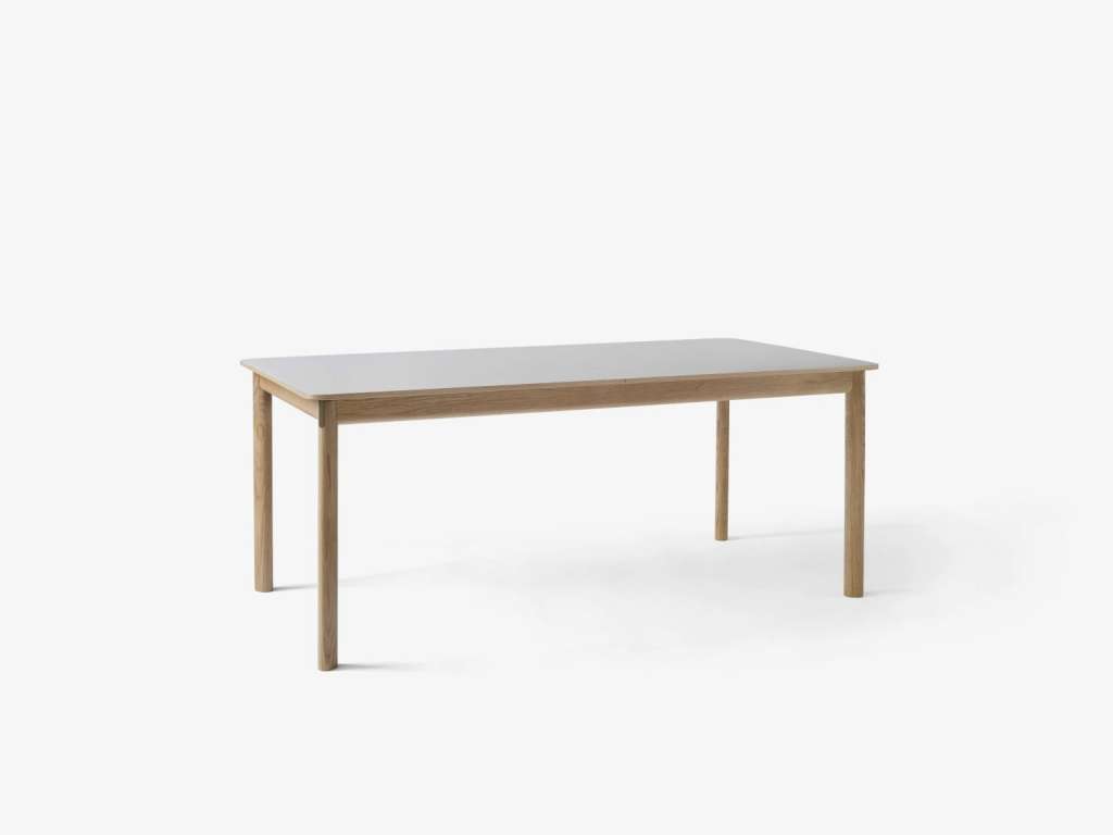 andTRADITION - Patch Esstisch - Nano laminate Fenix Beige Arizona/White oiled oak  - 180 x 90 cm - indoor
