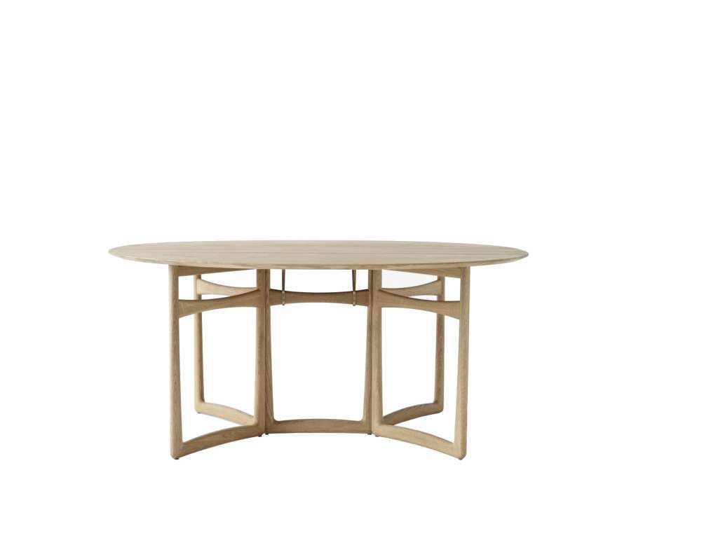 andTRADITION - Drop Leaf HM6 Esstisch - White oiled oak - indoor