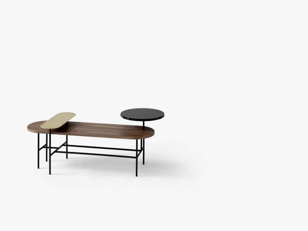andTRADITION - Palette JH7 Beistelltisch - Walnut - indoor