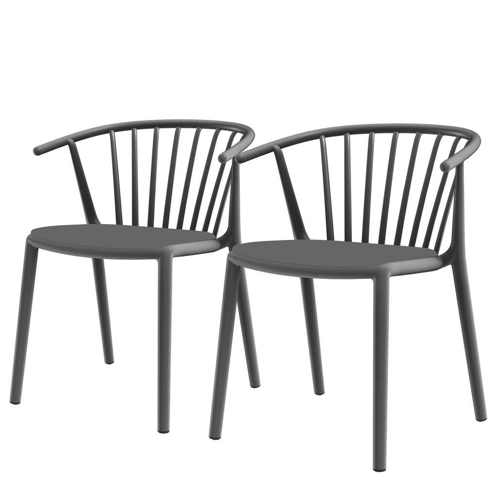 home24 Armlehnenstuhl Woody (2er-Set)